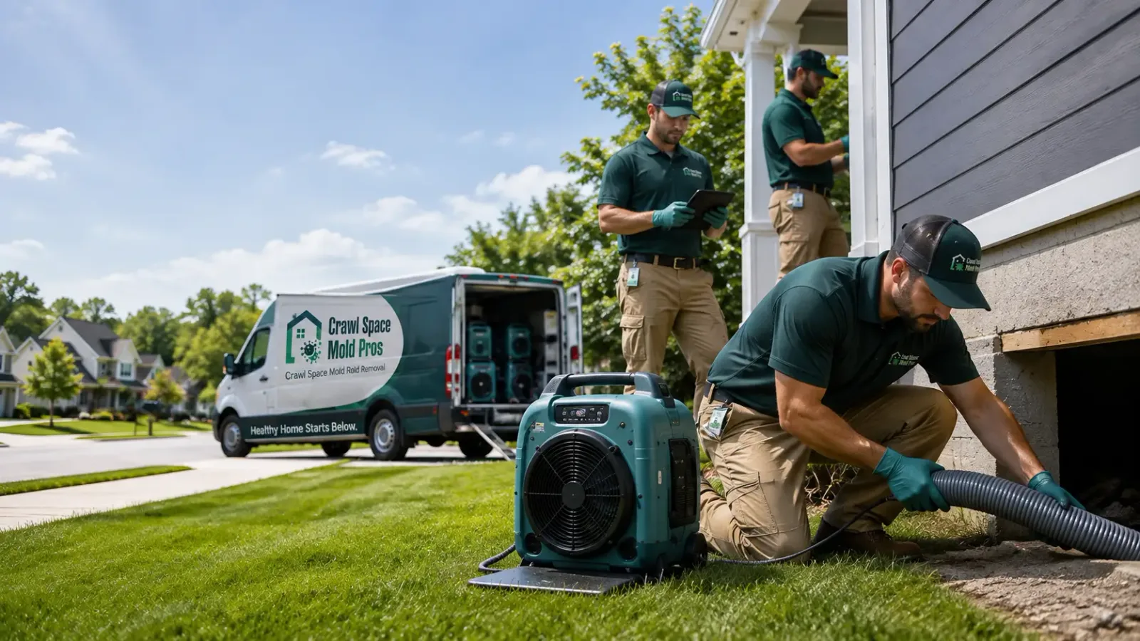 Crawl Space Mold Removal in Edgartown, MA